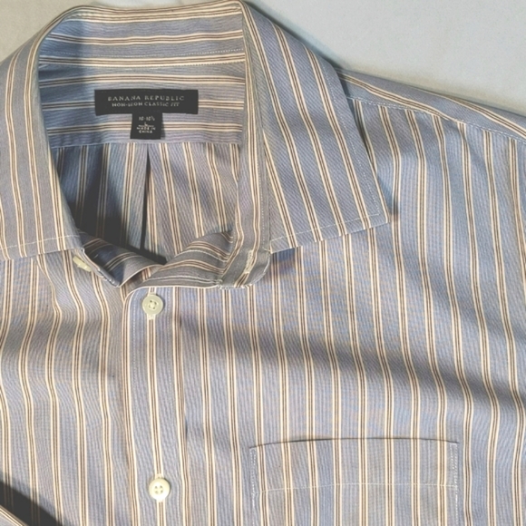 Banana Republic button down, long sleeve shirt, L/16-16.5 - Picture 1 of 3